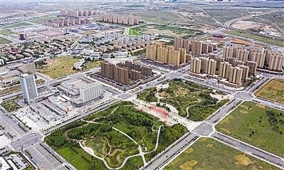 <p>宁东能源化工基地鸟瞰图。（图片由宁东管委会提供）</p>