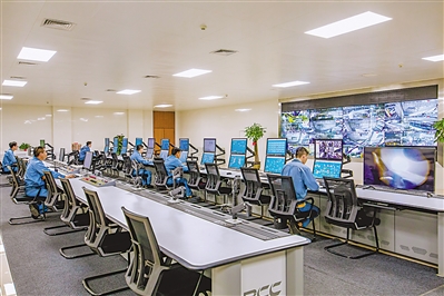 <p>　　宁夏百川新材料智能化管控中心。</p>