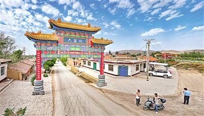    充满生机的六窑村。