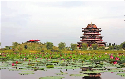 <p>　　塞上江南博物馆一角</p>