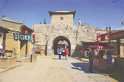 <p>　　镇北堡西部影城。</p>
