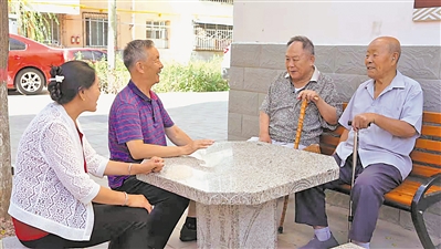 <p>　　老旧小区改造让群众安居乐业。</p>