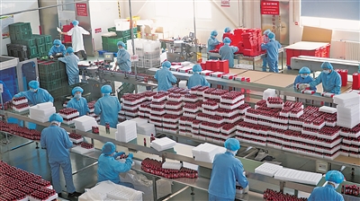     枸杞产品通过电商远销海内外。