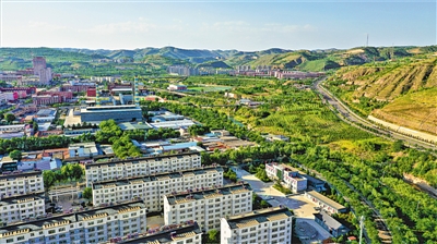 <p>　　彭阳县城。</p>