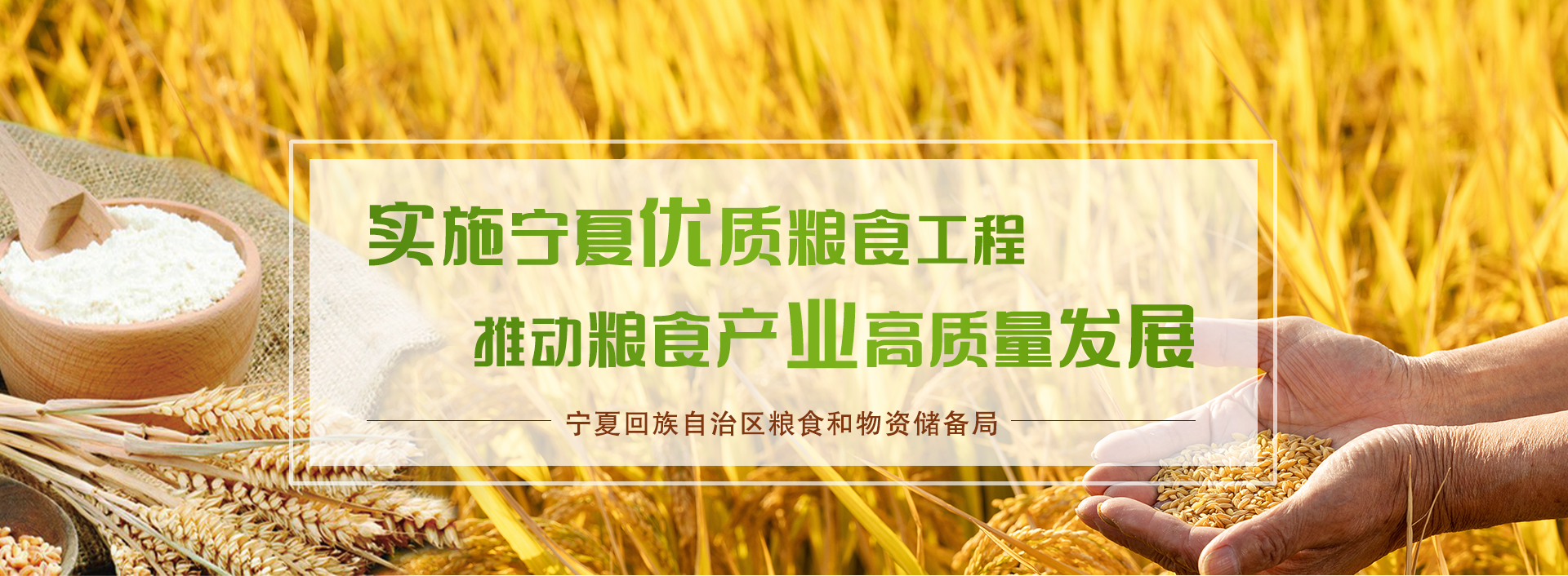 实施宁夏优质粮食工程 推动粮食产业高质量发展—宁夏新闻网