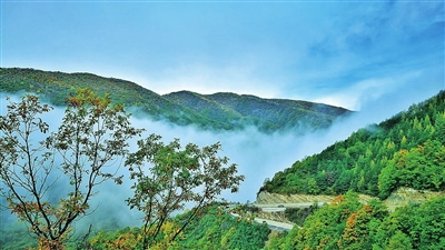 六盘山风景区.