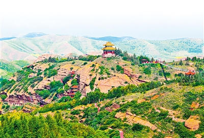     云台山是火石寨八大景观之首。