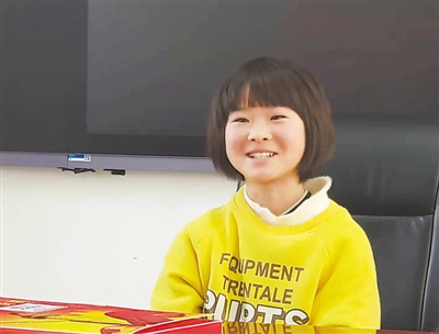 <p>　　宽口井学校四（3）班陈萍萍同学讲述自己的梦想。</p>