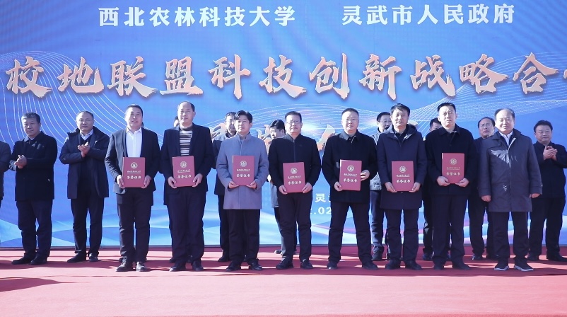 灵武市与西北农林科技大学举行战略合作