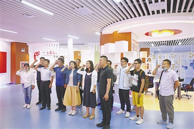 <p>　　环境应急演练现场。</p>