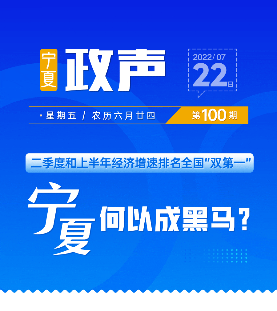 政声第100期｜宁夏何以成黑马？