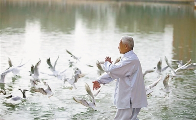 <p>　　相伴起舞。</p>