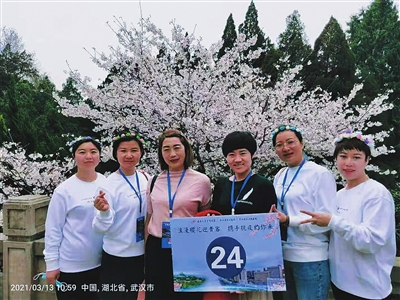 宁夏援鄂医护人员代表赴“樱花之约”