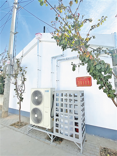 同阳新村村民家安装的取暖机。