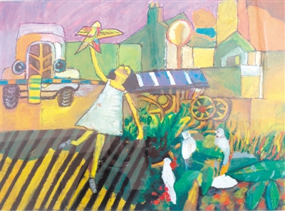 <p>　　放飞（儿童画）　　　　　　　银川市兴庆区七小　　伏家骏慧</p>