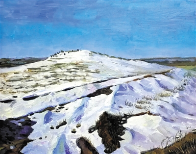 <p>　　雪后</p>