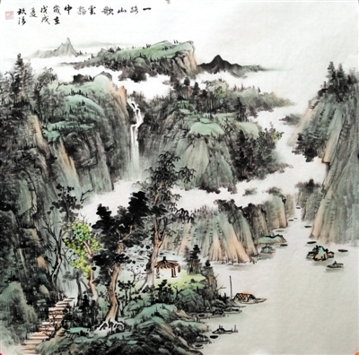 <p>　　火石寨写生</p>