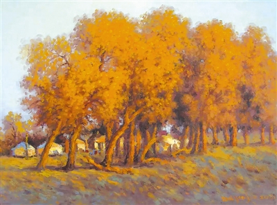 <p>　　金　秋　戴永杰　</p>