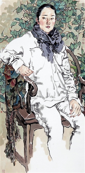 <p>　　水墨人物（国画）　　　　　　　周一新</p>