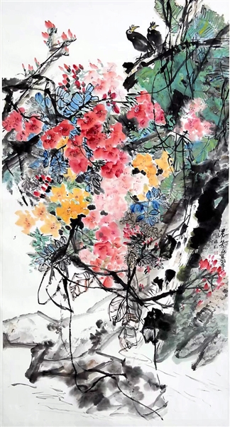 <p>　　浓芳叠翠　　　　　　　　　祁雅莉</p>