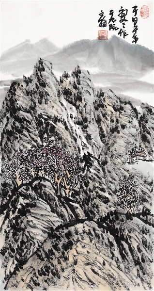 <p>　　翠滴图　唐文翰</p>