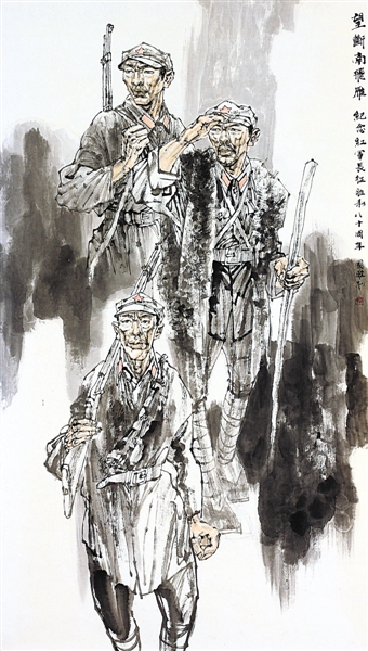 <p>　　望断雁南飞　　　　　　　胡国旺　　</p>