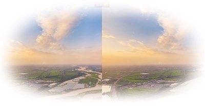 <p>　　VR游吴忠，景色尽收眼底。</p><p>　　（线上游宁夏平台截图）</p>