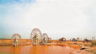 <p>　　黄河外滩国家湿地公园。</p>