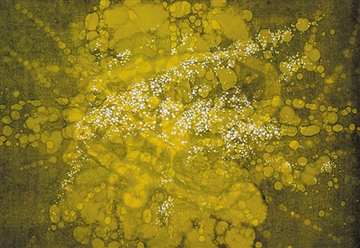 <p>　　空气·空气系列4（套色木刻）</p>