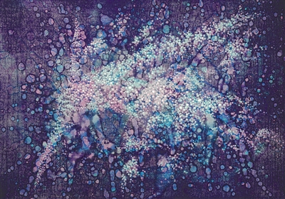 <p>　　空气·空气系列2（套色木刻）</p>