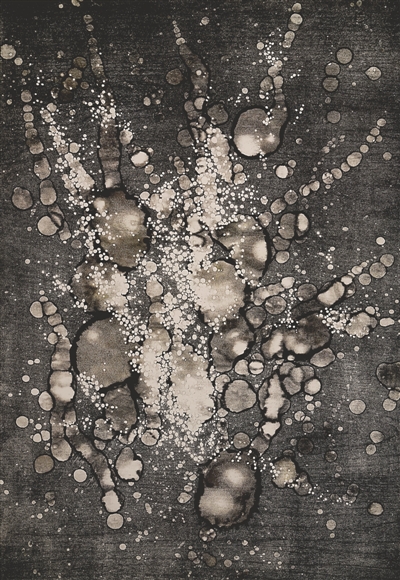 <p>　　空气·空气系列3（套色木刻）</p>