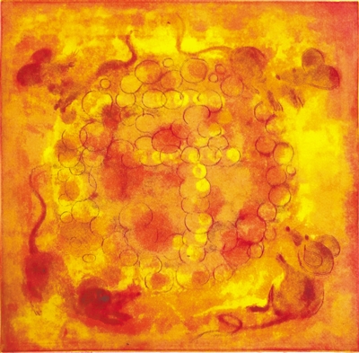 <p>　　子鼠年年（石板套色）</p>