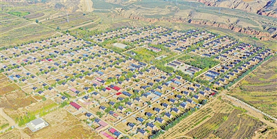 <p>　　张堡村新貌。</p>