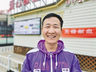 <p>　　宁夏稀有血型之家O型血小队长李志伟</p>