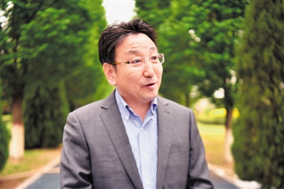 <p>　　马玉山。　　　　　　　　本报记者　王鼎　摄</p>