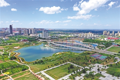 <p>　　庆阳市海绵运动绿地公园</p>