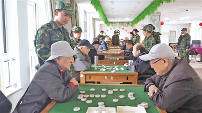 <p>　　宁夏老年人服务中心养老园区的象棋比赛。</p>