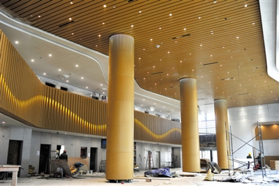 银川国际航空港综合交通枢纽工程进入收尾阶段