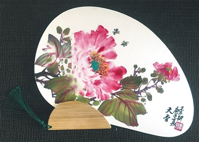 李耕国画扇面作品