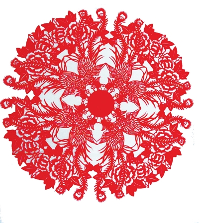     姚治富《丹凤朝阳八方吉祥》