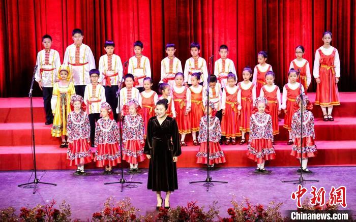 中俄青少年“相约北京”合唱现场 中国对外文化集团有限公司供图