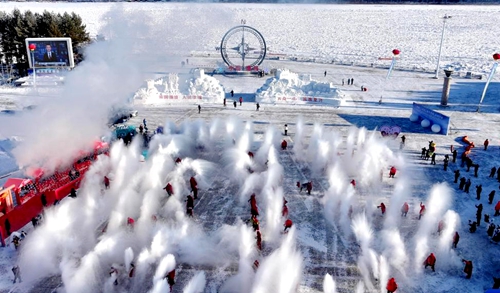 “北极”漠河举行冬至文化节