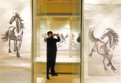 文物局主办“墨彩天成”书画作品展于宁夏博物馆展出