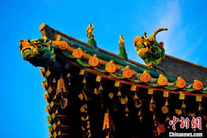朔州崇福寺是中国现存布局最为完整的辽金时期寺院之一。　李小龙 摄
