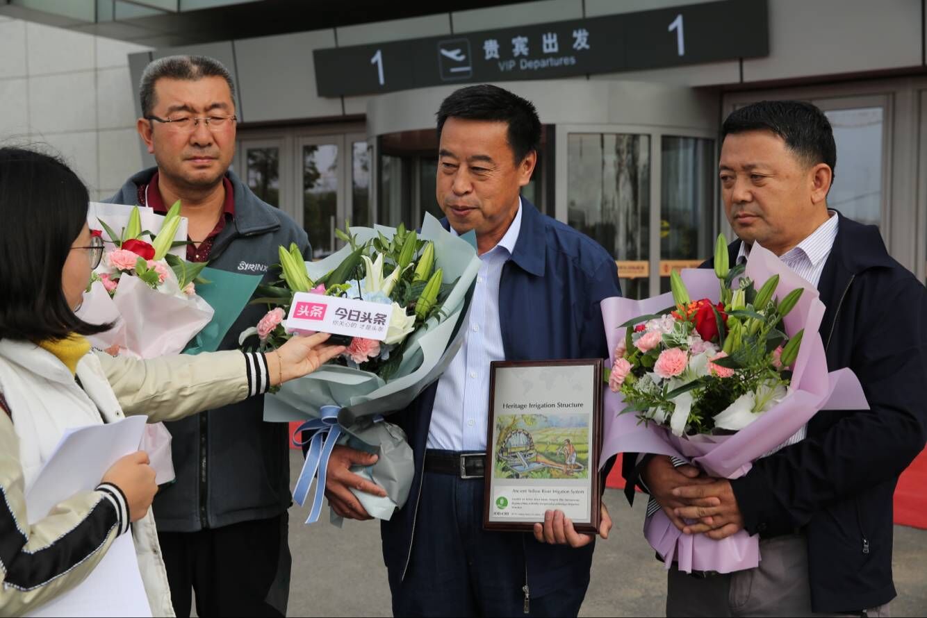 宁夏引黄古灌区工作组载誉归来
