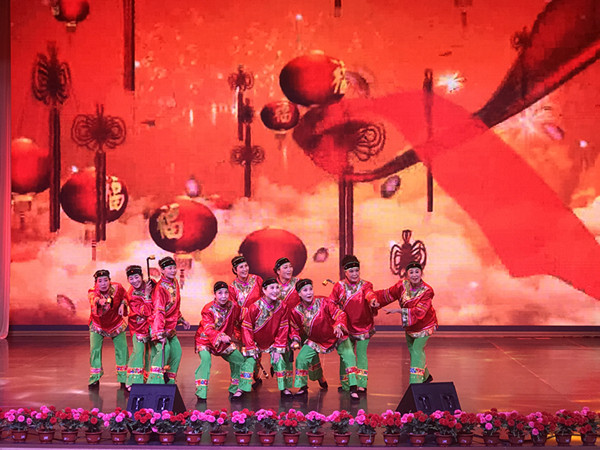 宁夏老年艺术团文艺汇演在银川文化艺术馆举行