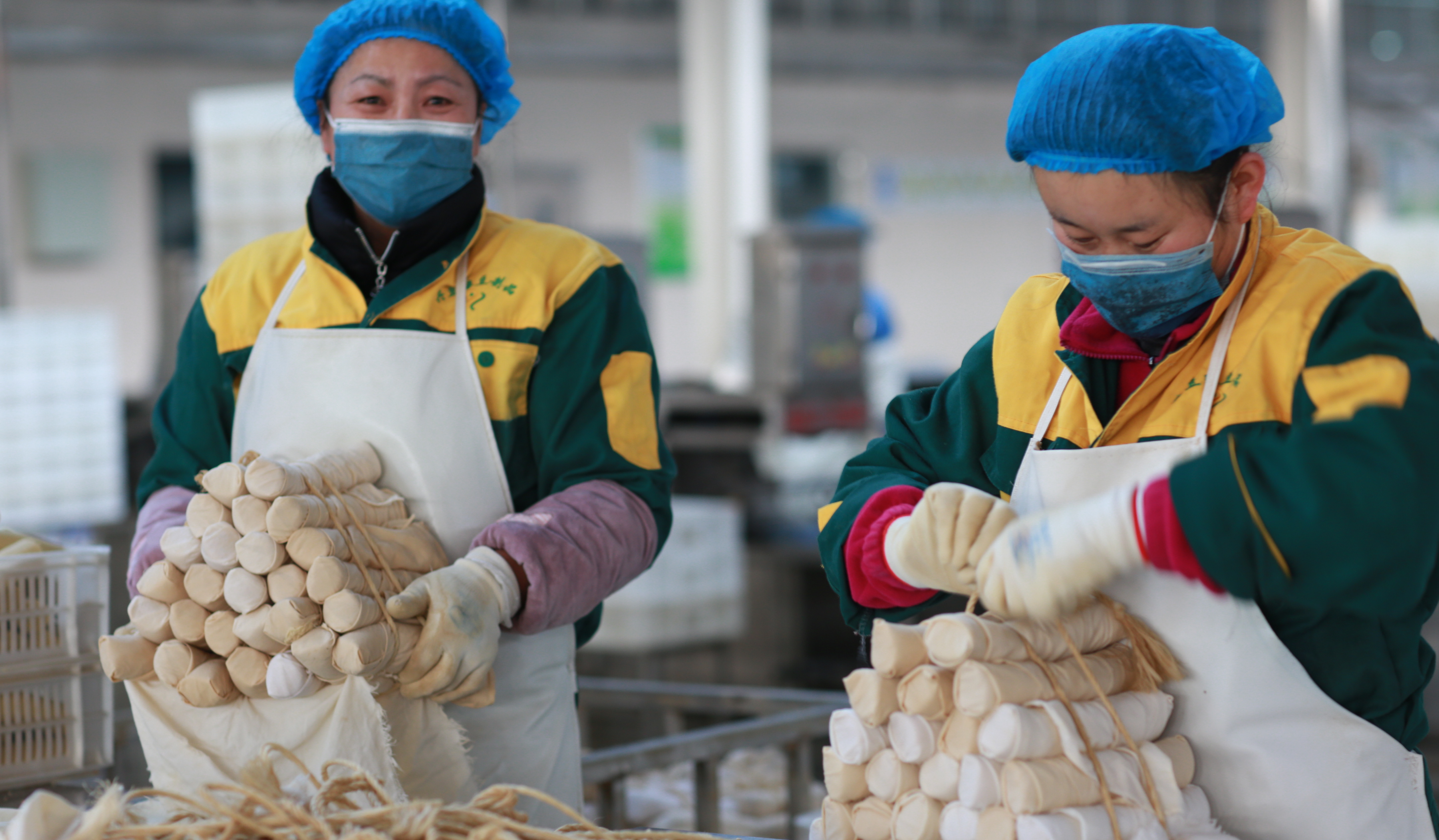 老豆腐新科技 绿色食品保供应