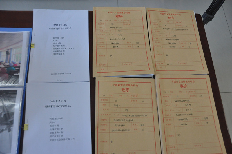 宁夏妇女儿童法律援助案件卷宗.