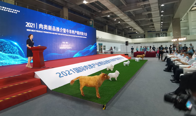 千余商家牛羊肉产销对接会上找寻商机