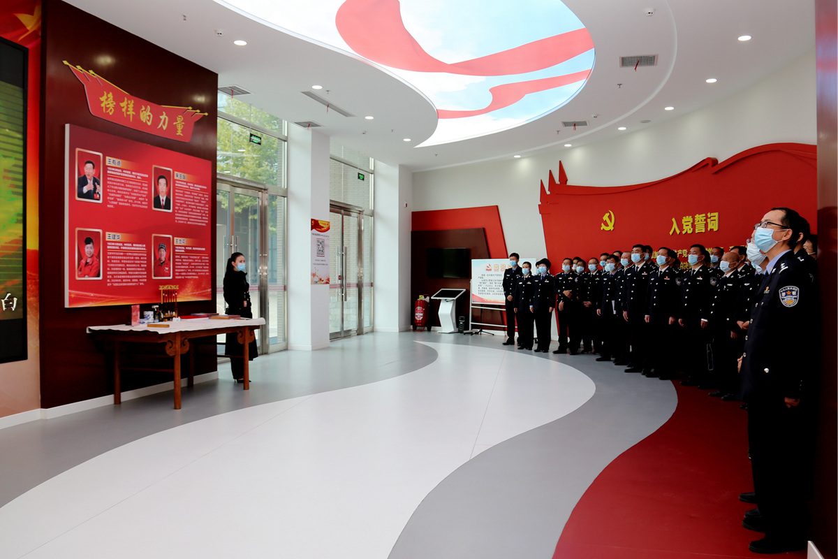触景式感悟 宁夏公安队伍筑牢拒腐防变思想防线
